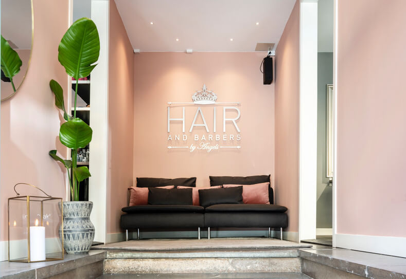 Stor stämningsbild Hair by Angels