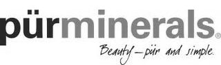 Logotyp varumärke Pur minerals